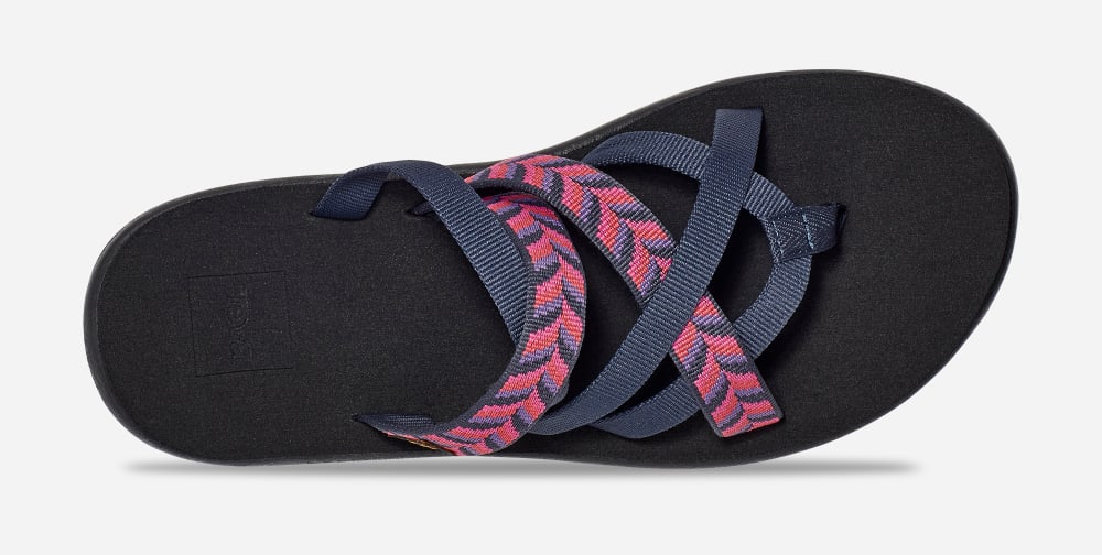 Teva Voya Zillesa Flip Flop Dam Marinblå | Sverige-5872