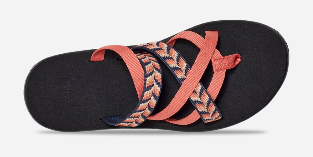 Teva Voya Zillesa Flip Flop Dam Orange | Sverige-9014