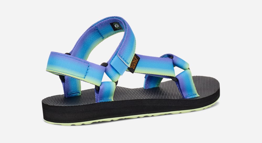 Teva W Original Universal Gradiate Sandaler Dam Grå Ljusgröna | Sverige-0498