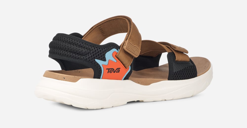 Teva Zymic Sandaler Herr Orange Bruna Svarta | Sverige-7184