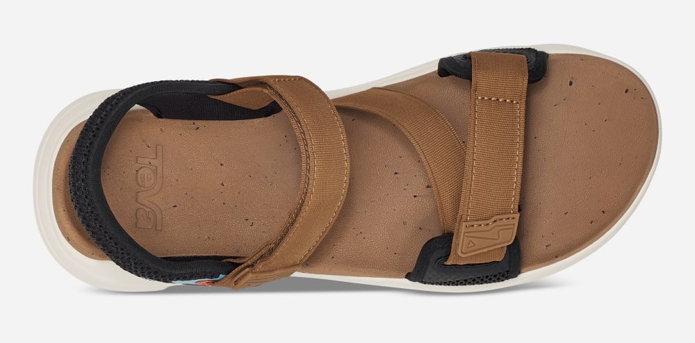 Teva Zymic Sandaler Herr Orange Bruna Svarta | Sverige-7184