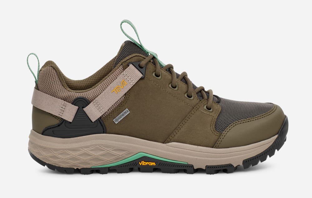 Teva Grandview GTX Low Vandringskängor Dam Olivgröna Bruna | Sverige-7132