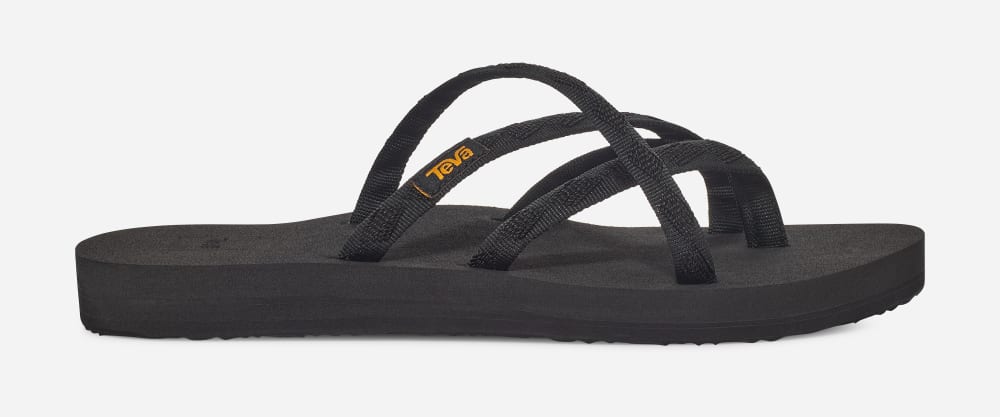 Teva Olowahu Flip Flop Dam Svarta Svarta | Sverige-3012