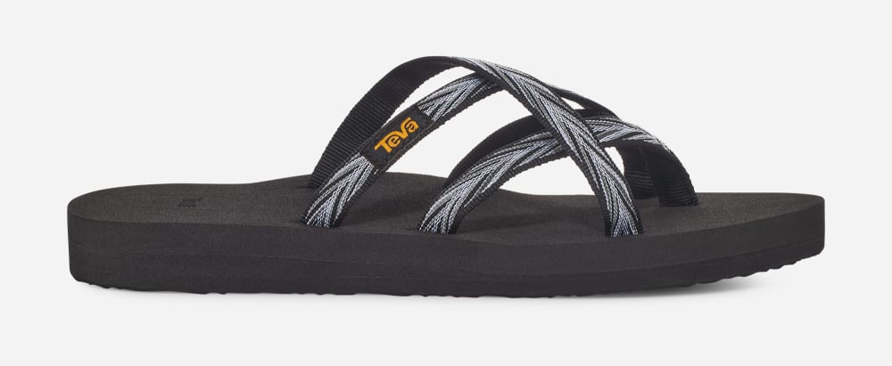 Teva Olowahu Flip Flop Dam Svarta Vita | Sverige-1957